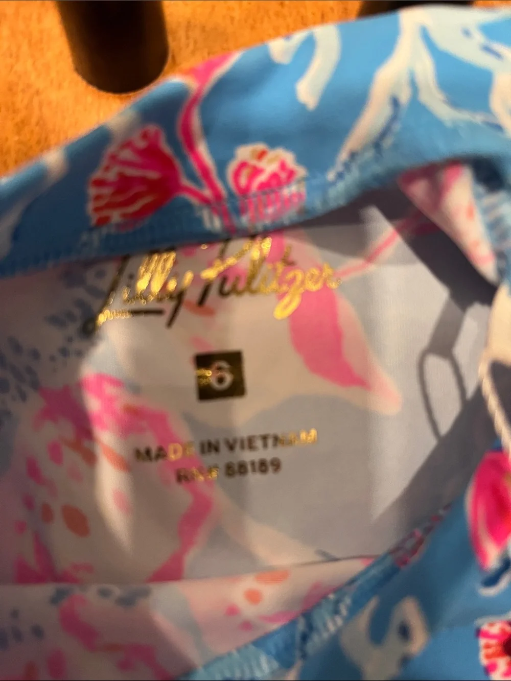 NWT Lilly Pulitzer Bahamian Rhapsody Short-Sleeve Rashguard Bikini Set